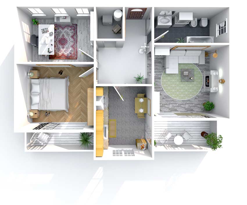 Austin Home Inspection House Cross Section